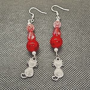 Feline Fine Collection 92.5 SS Post Earrings